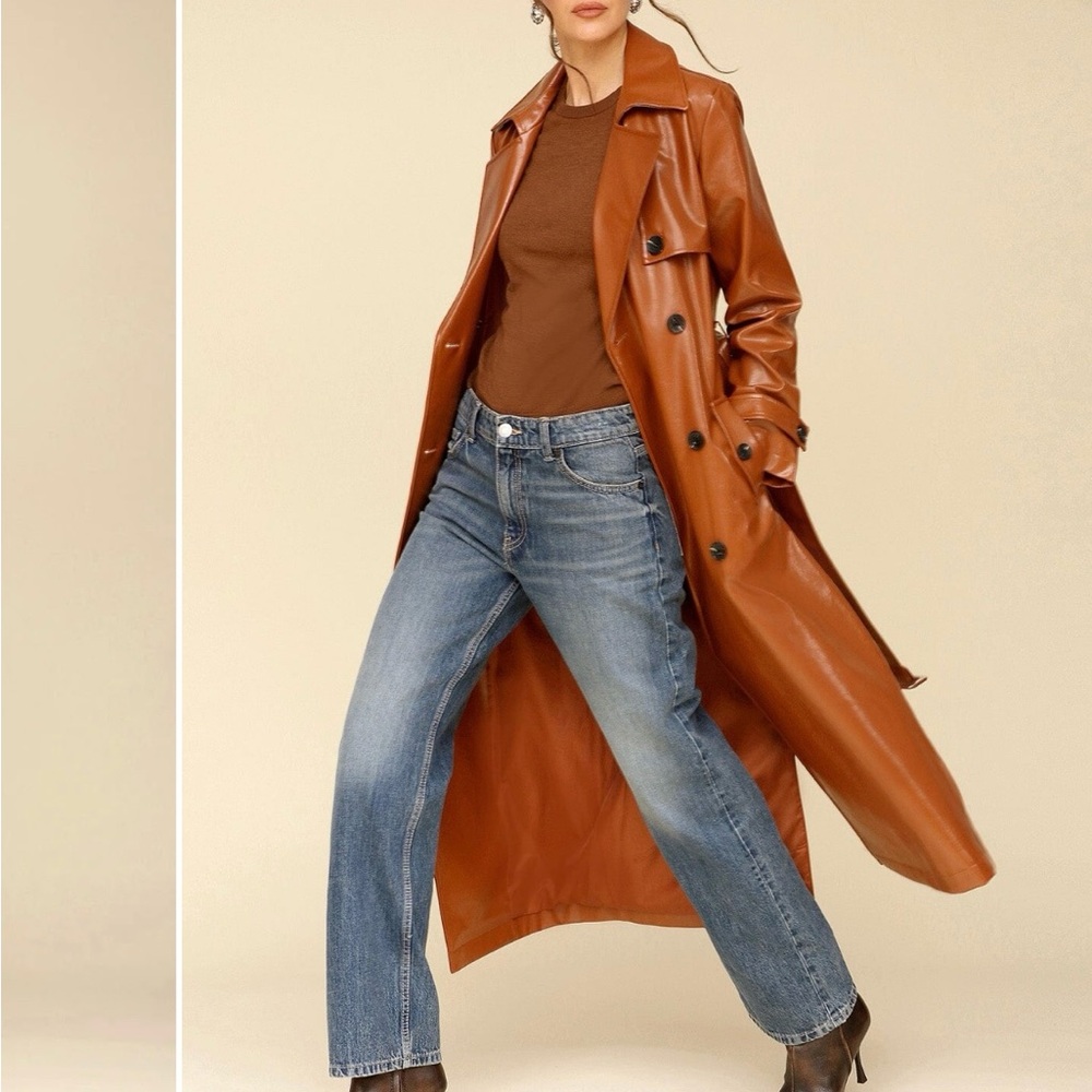 Avec Les Filles Women'sTrench Coat size M NWOT